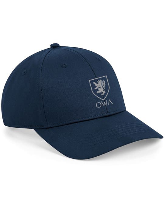 Baseball Cricket Cap Navy (Silver Logo).jpg