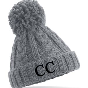 Cable Knit Bobble Hat - Grey.jpg
