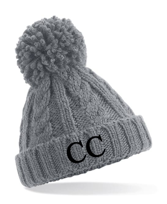 Cable Knit Bobble Hat - Grey.jpg