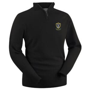 Glenbrae Zip Neck Sweatshirt Black.jpg