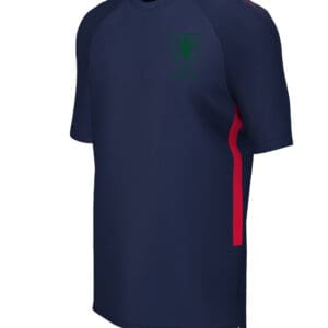 Training Tee NavyRed E865 (Green Logo).jpg