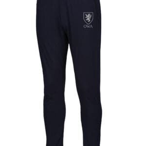 Tapered Stretch Track Pants Navy C903 (Silver Logo).jpg