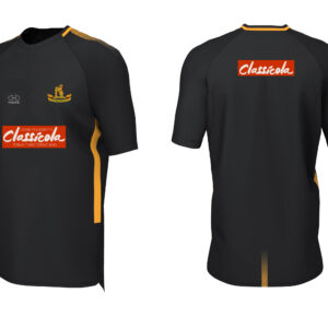 Training Tee (E865) Black/Amber - Olton & WW CC