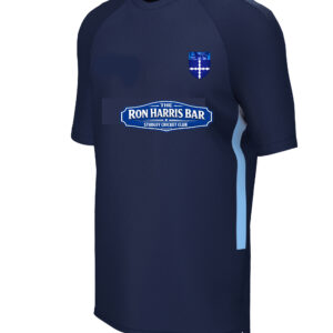 SENIOR Training Tee (E865) Navy/Sky - Studley