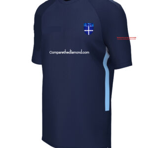 JUNIOR Training Tee (E865) Navy/Sky - Studley