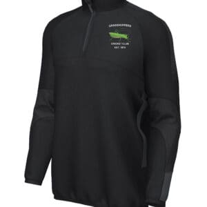 Pro Midlayer 1/4 Zip (E868) Black/Black - Grasshoppers cc