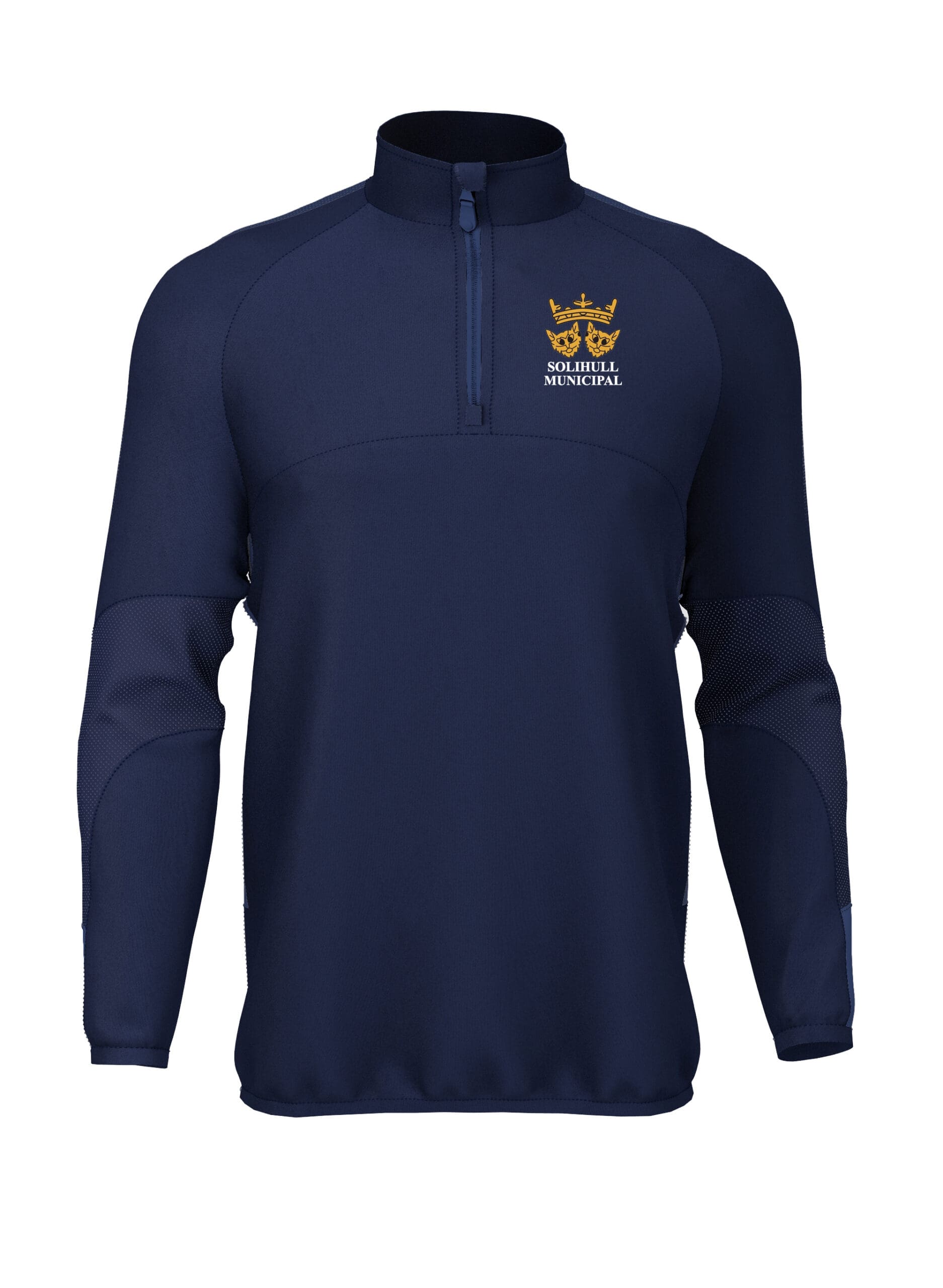 Pro Mid Layer 1/4 Zip (E868) Navy/Navy - Solihull Municipal CC