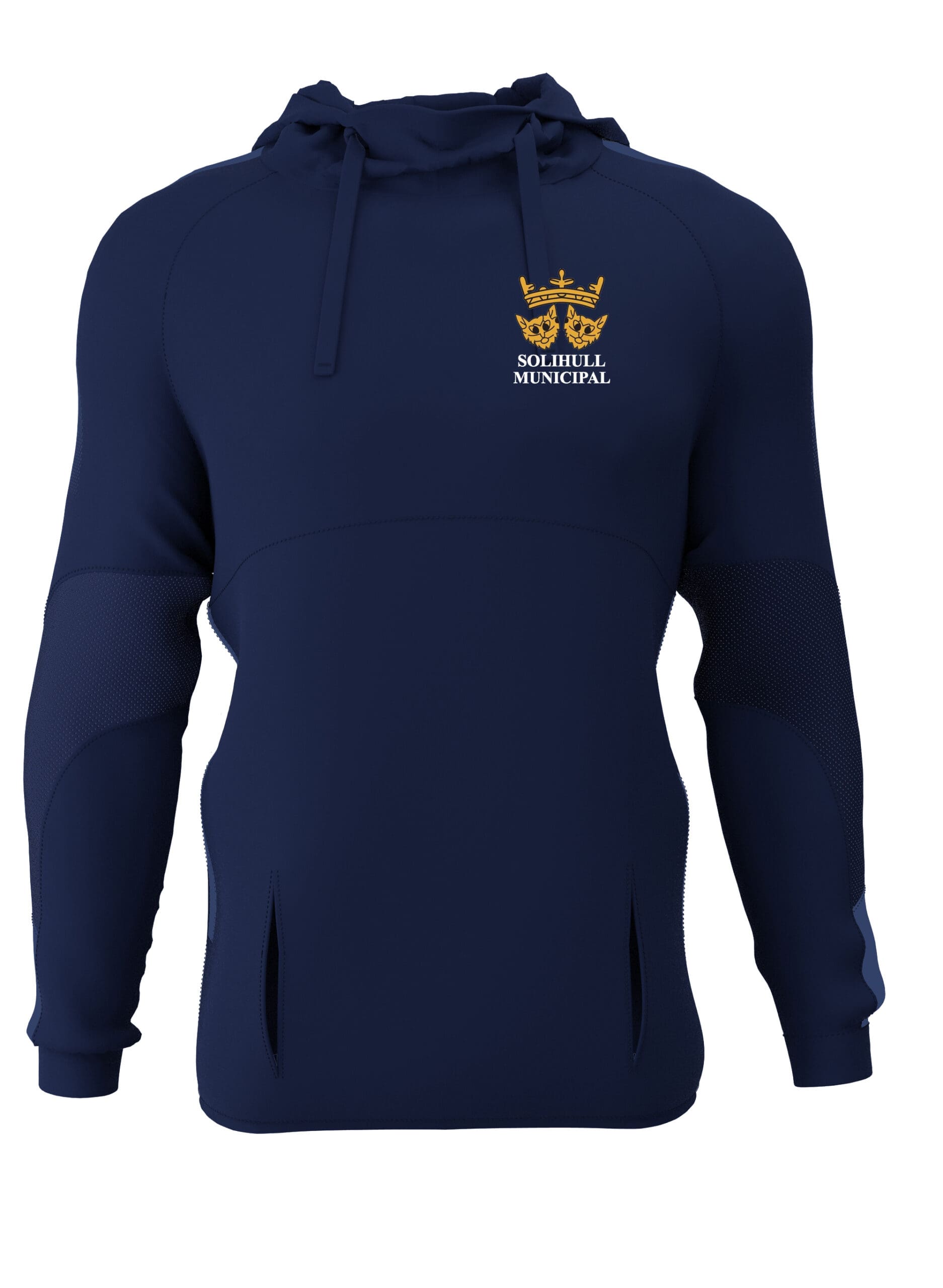 Hoodie (E874) Navy/Navy - Solihull Municipal CC