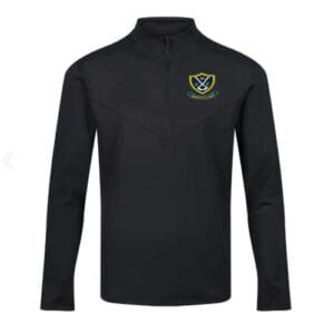 Premium Performance Midlayer 1/4 Zip (933) Black - Belbroughton