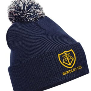 Bobble Hat (B450) Navy - Bewdley CC