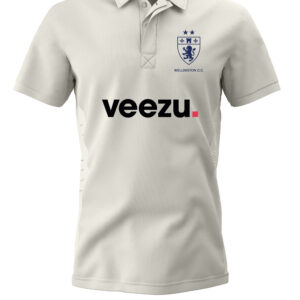 Cricket Shirt Junior (H1) S/S - Cream - Wellington CC JNR