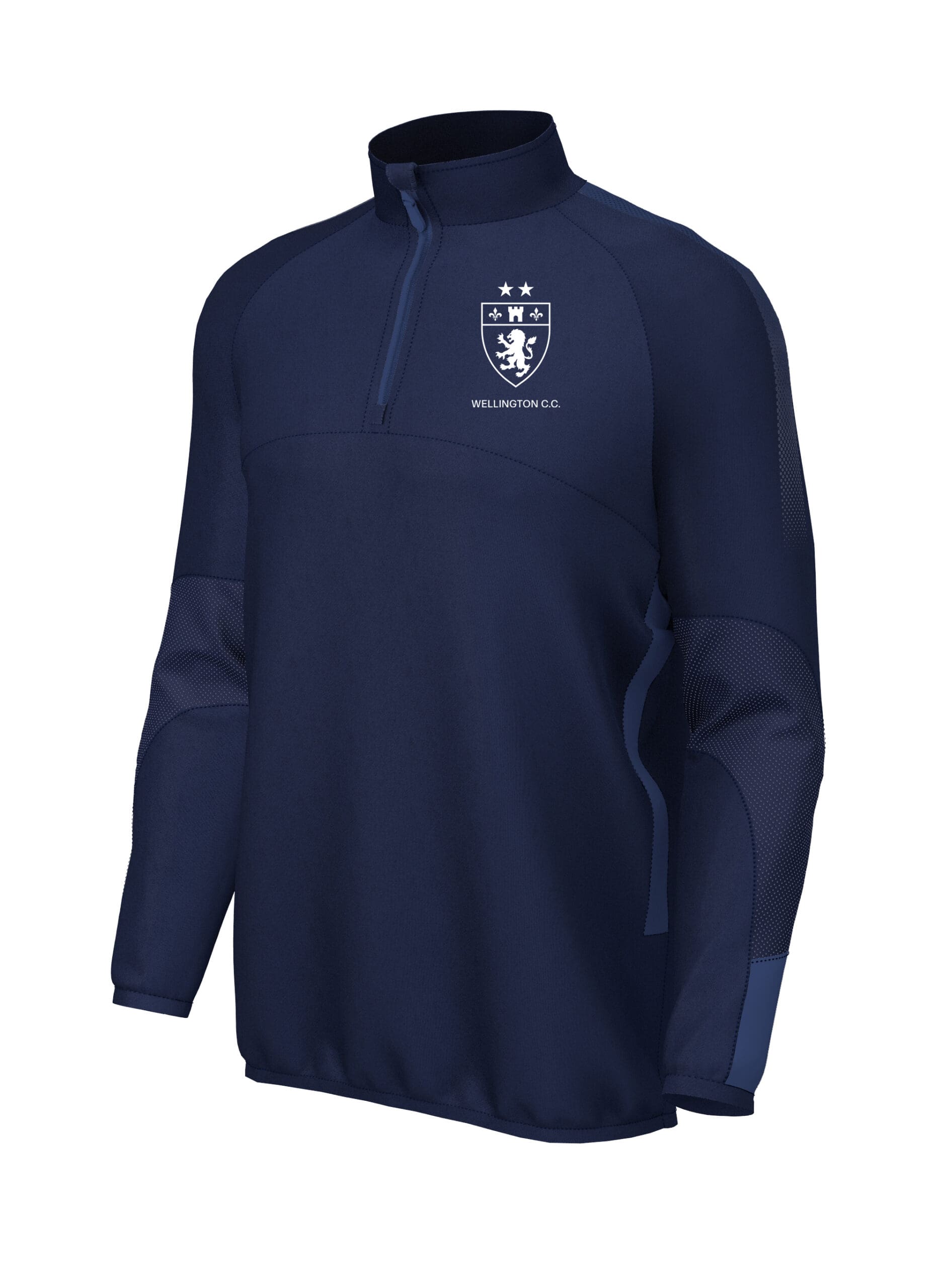 Pro Mid Layer 1/4 Zip (E868) Navy/Navy - Wellington CC