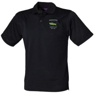 Polo Shirt (HB475) Black - Grasshoppers cc