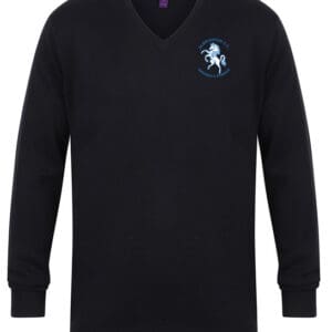 V Neck Sweater - Navy - Albrighton CC