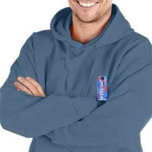 RK24 Hoodie  - Ocean Blue (logo front & back) - Cric Soc