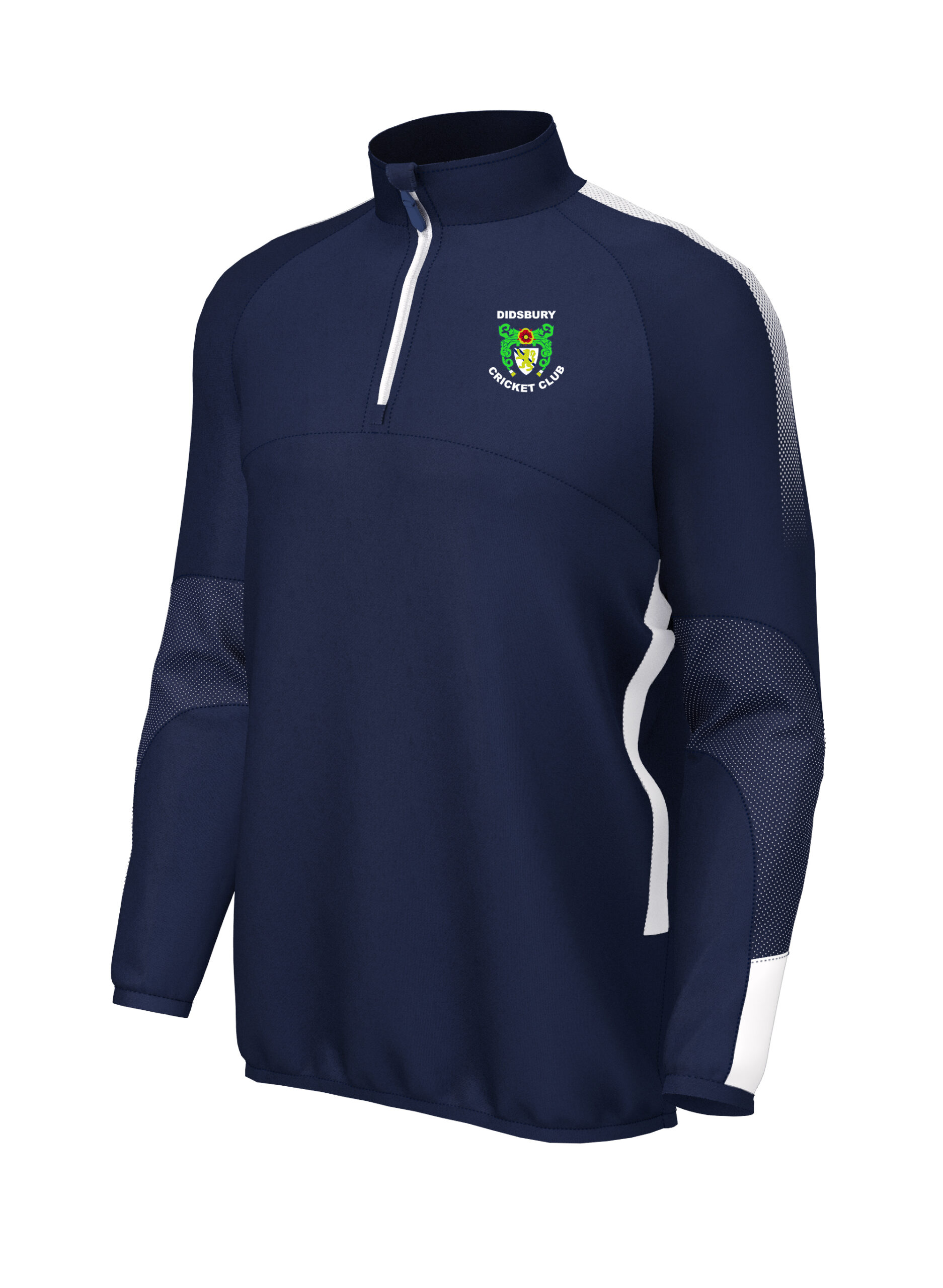 Pro Mid Layer 1/4 Zip (E868) Navy/White - Didsbury CC