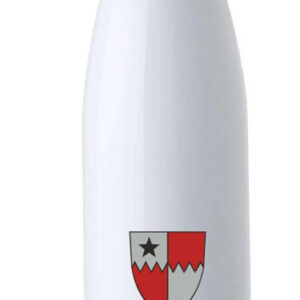 Aluminium Water Bottle white  (inc name) - Whittington Cricket and Bowling Club