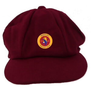 Traditional Cricket Cap - Maroon - Martley cc
