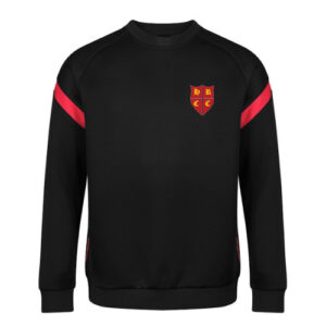 Crew Neck - K928 Black/Red - Hatherley & Reddings cc