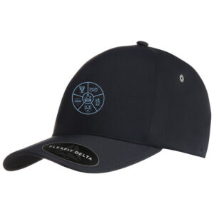 Flexi Fit Delta cap - Navy - YP028 -BDPCL
