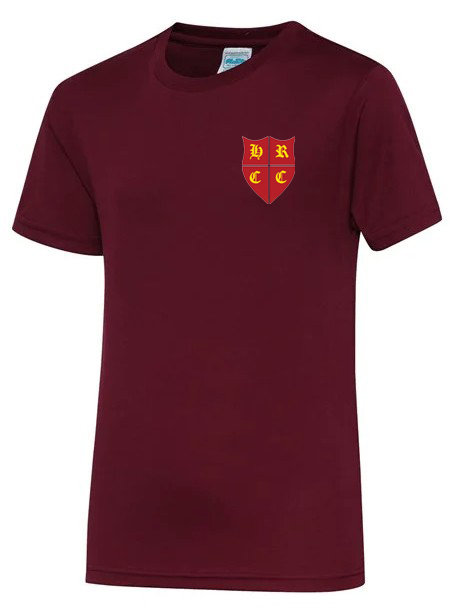 Junior Playing Shirt JC001J(Senior Sizes) – MAROON – Hatherley & Redding CC