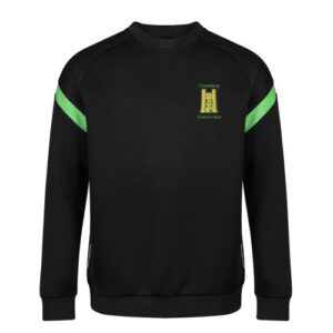Crew Neck - K928 Black/Green - Broadway cc