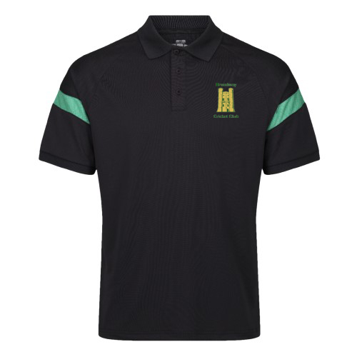 Polo Shirt (931) Black/Green - Broadway cc
