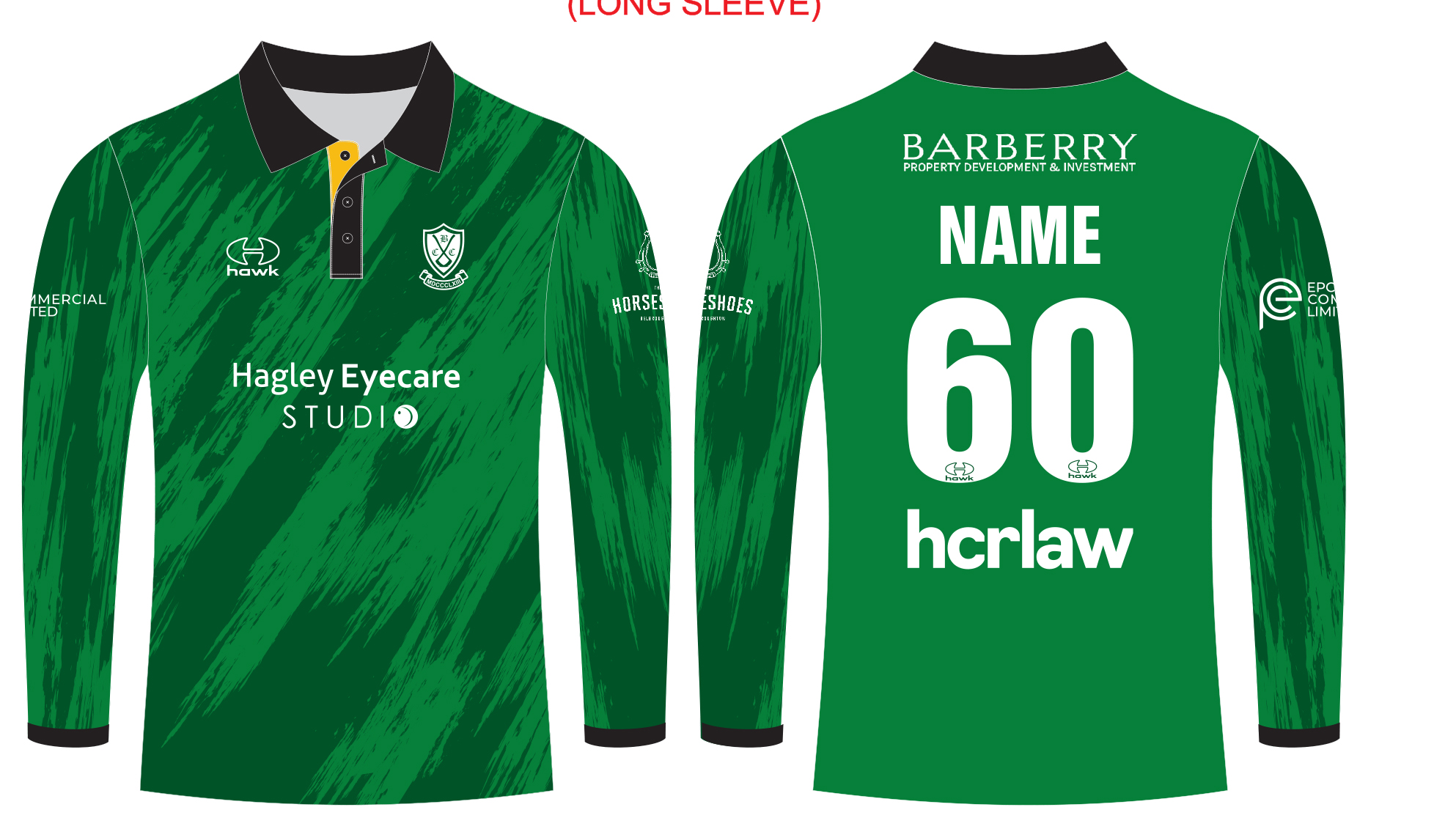 Bespoke T20 shirt L/S - Belbroughton cc
