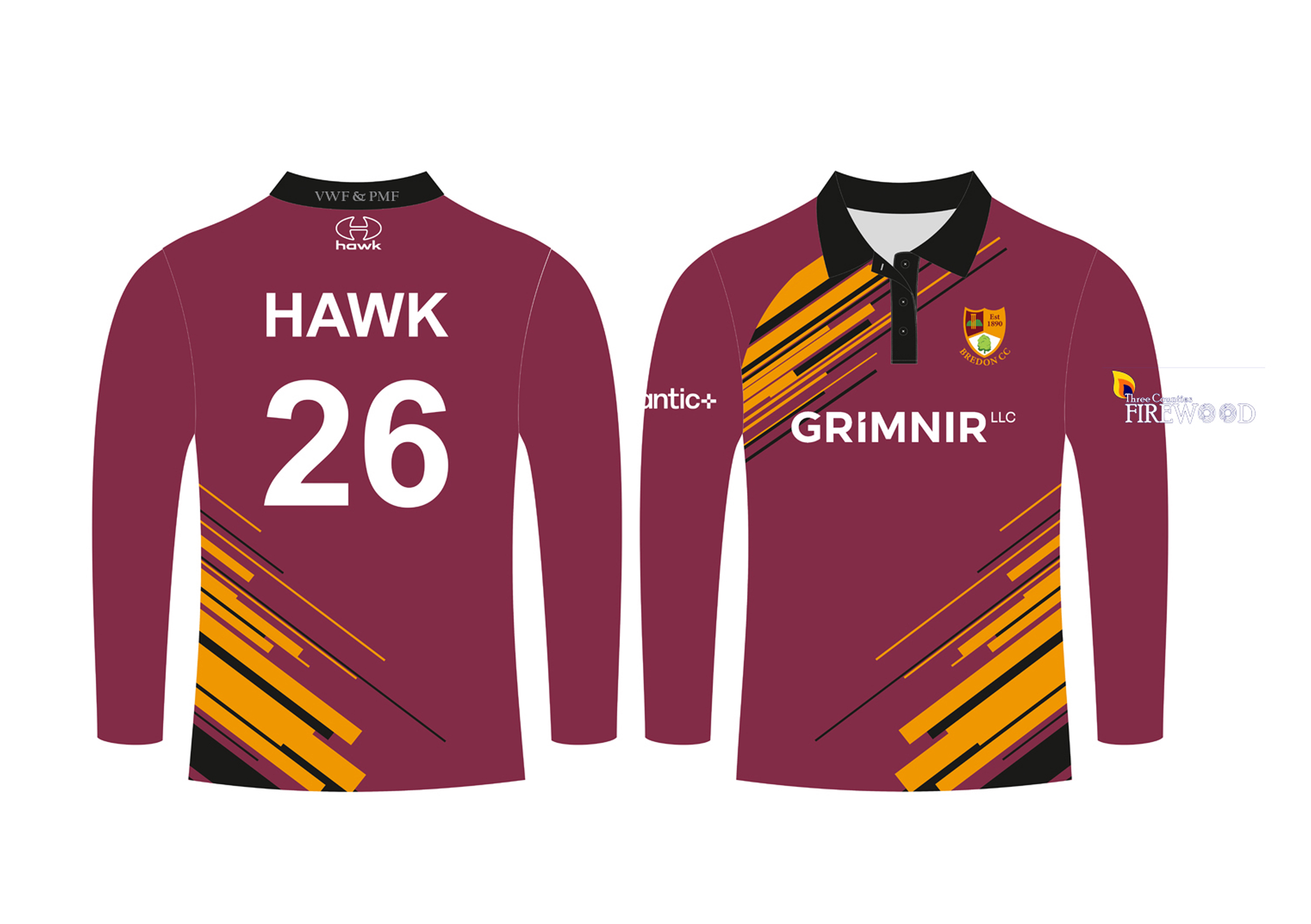 Bespoke T20 shirt L/S - Bredon cc