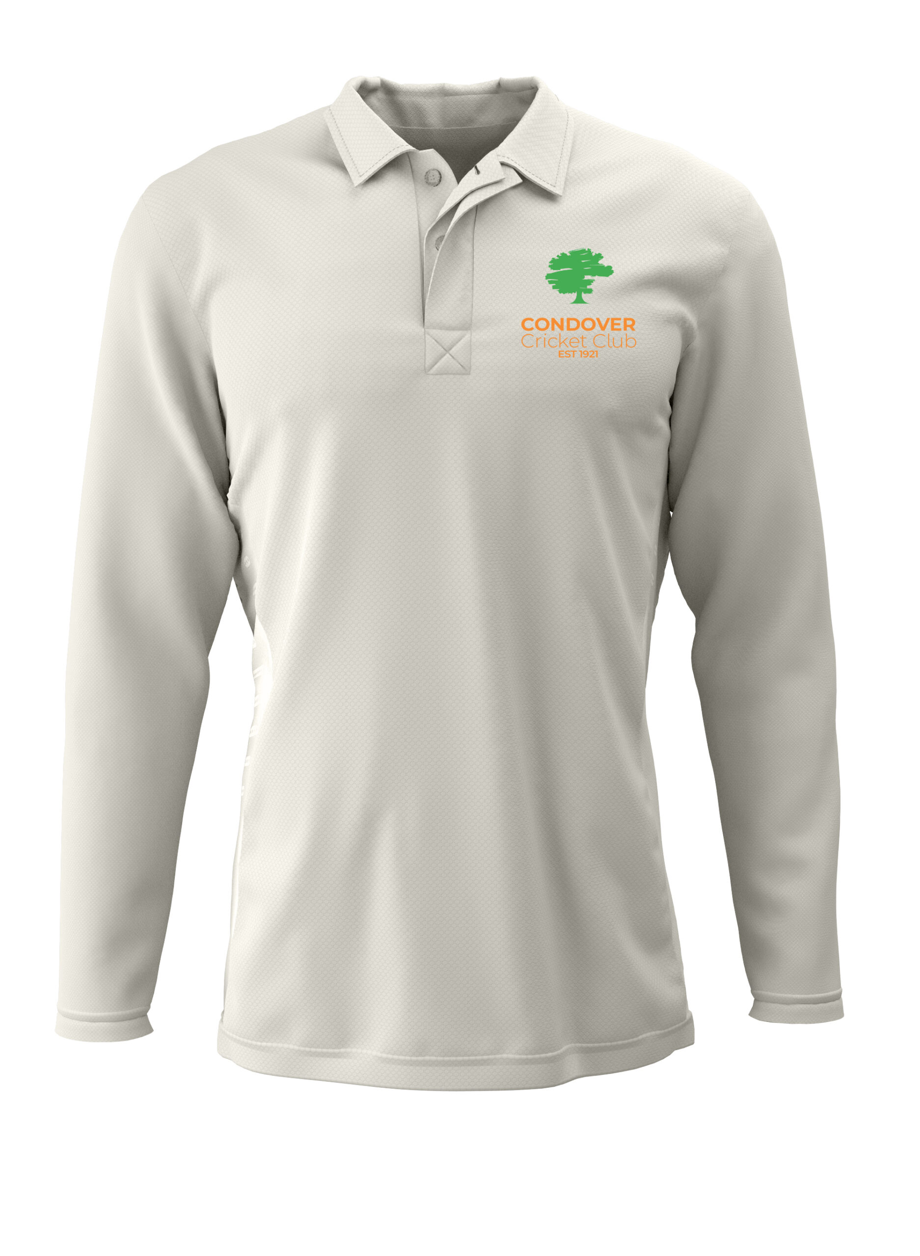 Cricket Shirt L/S (H2) Cream - Condover cc