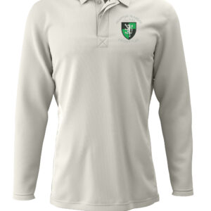 Cricket Shirt L/S, Cream, Hampton in Arden cc
