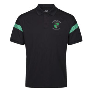 Polo Shirt (931) Black/Green - Hampton in Arden cc