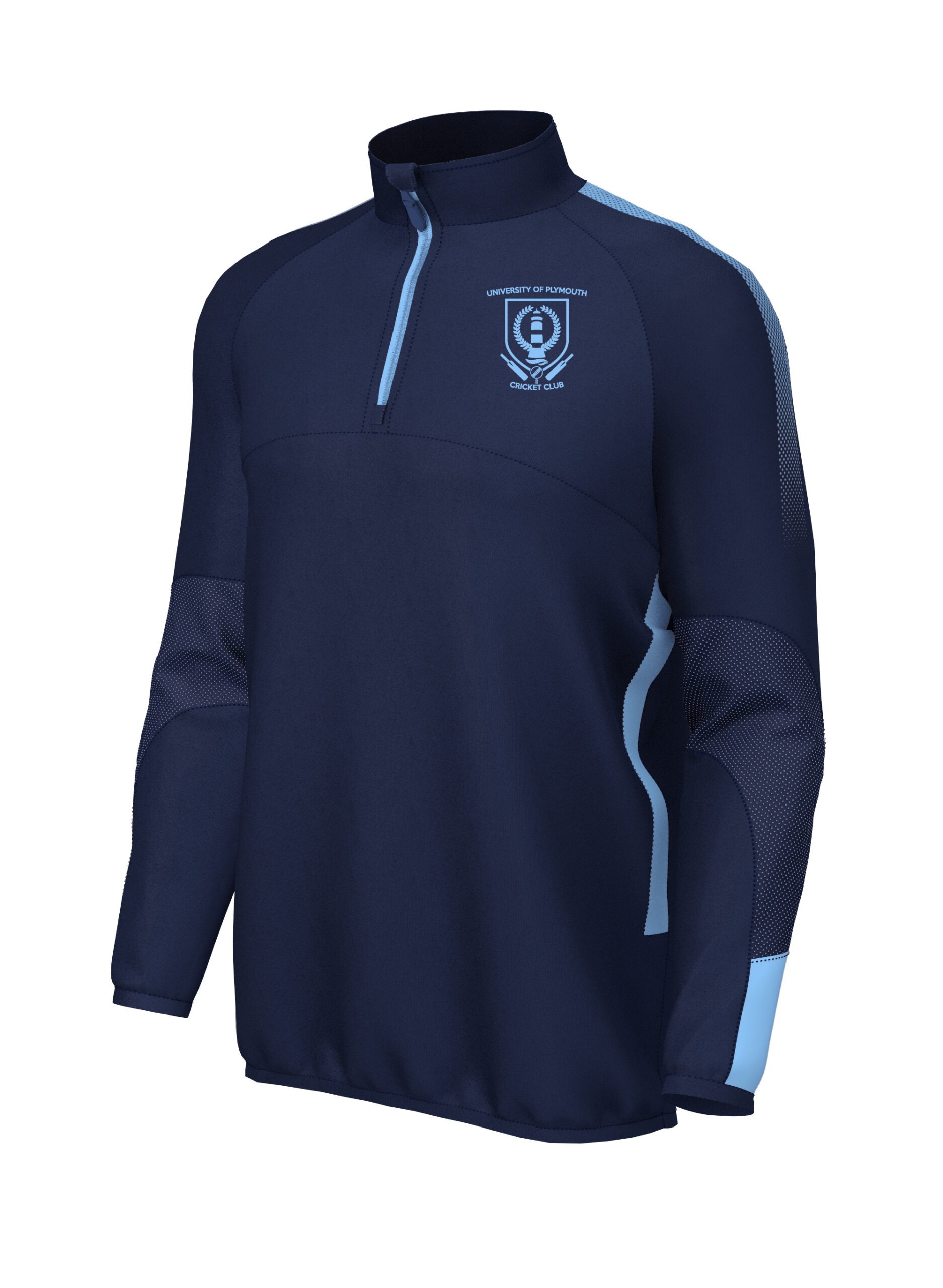 Pro Mid Layer 1/4 Zip (E868) Navy/Sky - UPCC