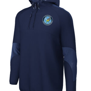 1/4 Zip Shell Jacket (E873) Navy - Littletons Tennis & Pickleball Club