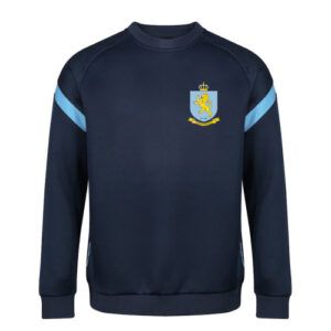 Crew Neck - K928 Navy/Sky - Church Stretton CC